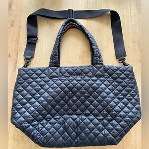 MZ WALLACE MEDIUM METRO TOTE DELUXE BLACK